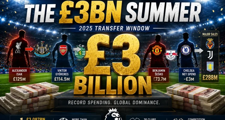 Premier League summer spending 2025 - FSP