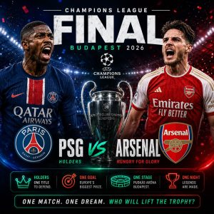 PSG vs Arsenal Champions League Final - FSP