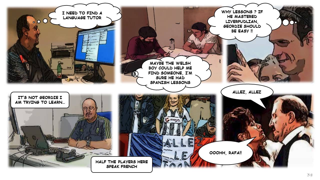 Newcastle's new boss looks for a language tutor and discovers Geordie may not be the biggest challenge in the Fantasy Sports Portal Storybook