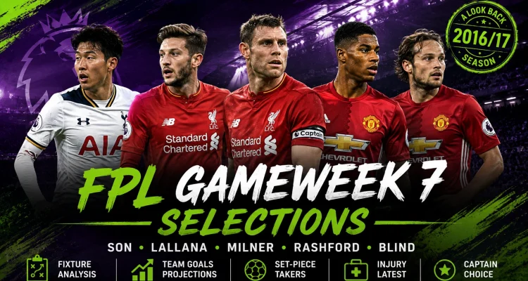 FPL Gameweek 7 selections - FSP
