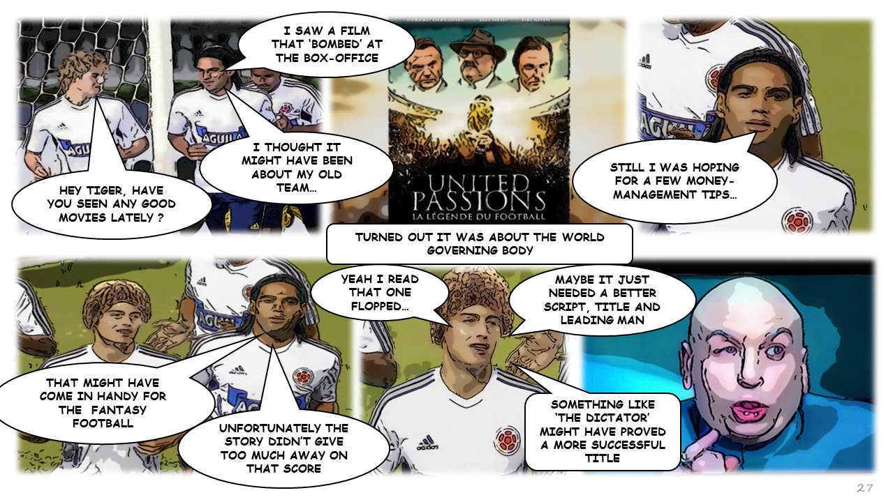 The Kid and The Tiger discuss football's infamous United Passions film in the Fantasy Sports Portal Storybook