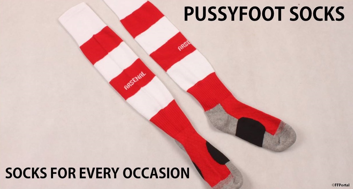 Pussyfoot Socks Arsenal football meme