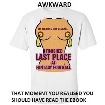 Fantasy football last place punishment meme
