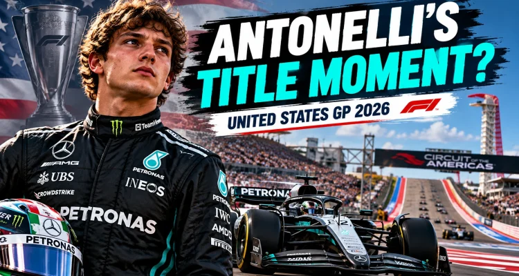 Kimi Antonelli targets the 2026 Formula 1 world championship at the United States Grand Prix in Austin.